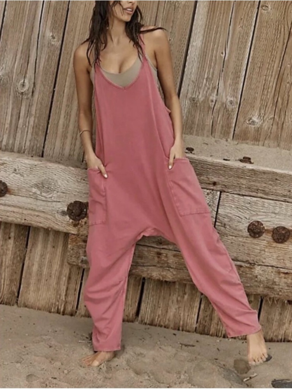 FP Movement by Free People Hot Shot Onesie Color:Lovestruck